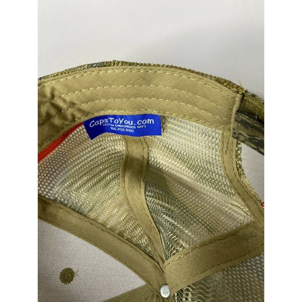 L&L Distributors Heavy Duty Truck Parts Trucker Hat w 2 stripes Camo Meritor - Picture 7 of 10